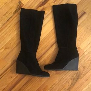 Splendid “Cleveland” Suede Wedge Boots